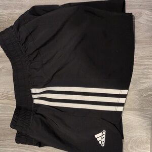 Adidas Women's Black/White Striped Shorts EUC